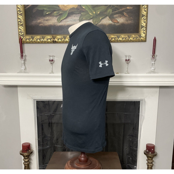 Under Armour Project Rock Men’s Loose Heat Gear T-Shirt Small - Picture 3 of 5